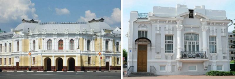 Здесь расположены памятник истории и архитектуры – тамбовский государственный драматический театр, бывшее дворянское депутатское собрание (Интернациональная, 15); бывшая гостиница Михайлова начала XX века (Интернациональная, 22), бывший дом купца Селезнева (Интернациональная, 27); бывшая усадьба Гудовича (Интернациональная, 93); здание железнодорожного вокзала (1869 год) и т.д.